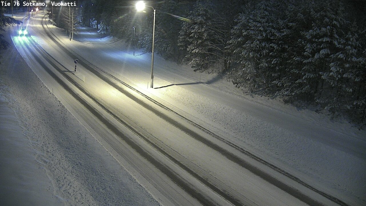 Weather Camera Image Väg 76 Sotkamo, Vuokatti, Sotkamo, Kainuu