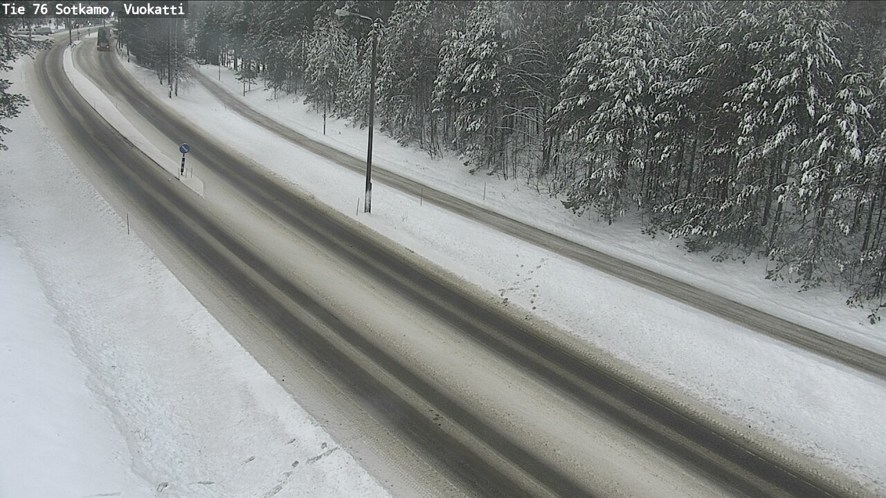 Weather Camera Image Road 76 Sotkamo, Vuokatti, Sotkamo, Kainuu