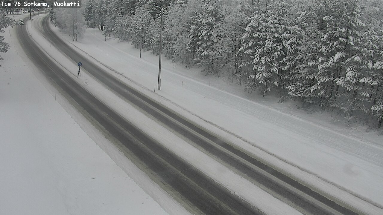 Weather Camera Image Road 76 Sotkamo, Vuokatti, Sotkamo, Kainuu
