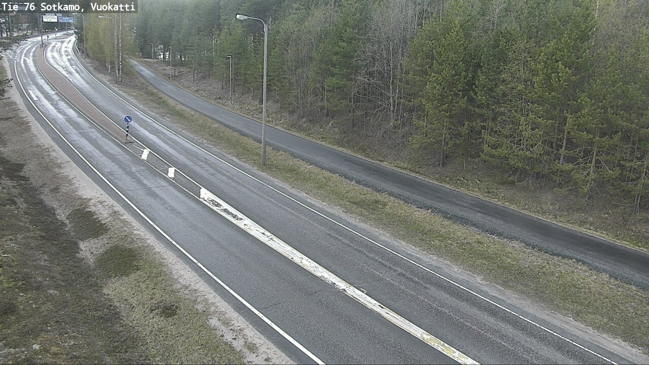 Weather Camera Image Road 76 Sotkamo, Vuokatti, Sotkamo, Kainuu
