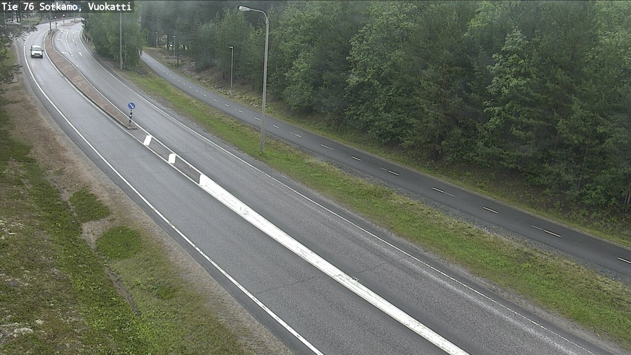 Weather Camera Image Road 76 Sotkamo, Vuokatti, Sotkamo, Kainuu
