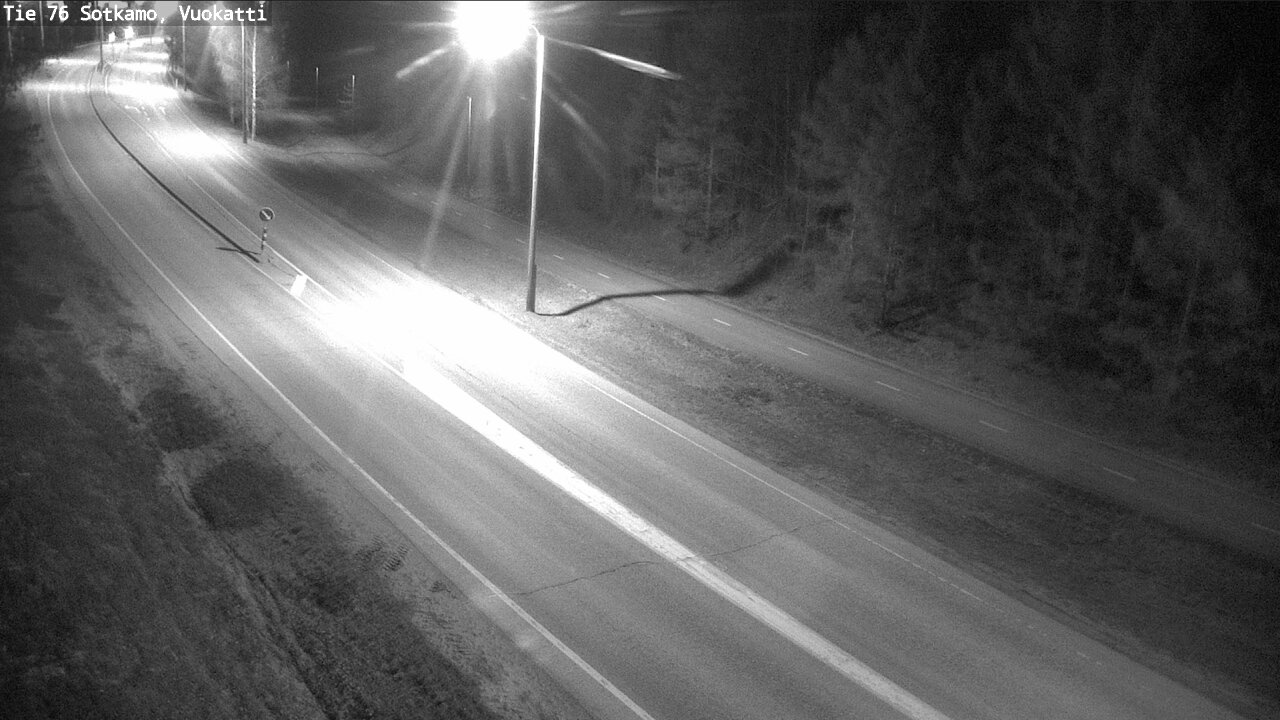 Weather Camera Image Road 76 Sotkamo, Vuokatti, Sotkamo, Kainuu