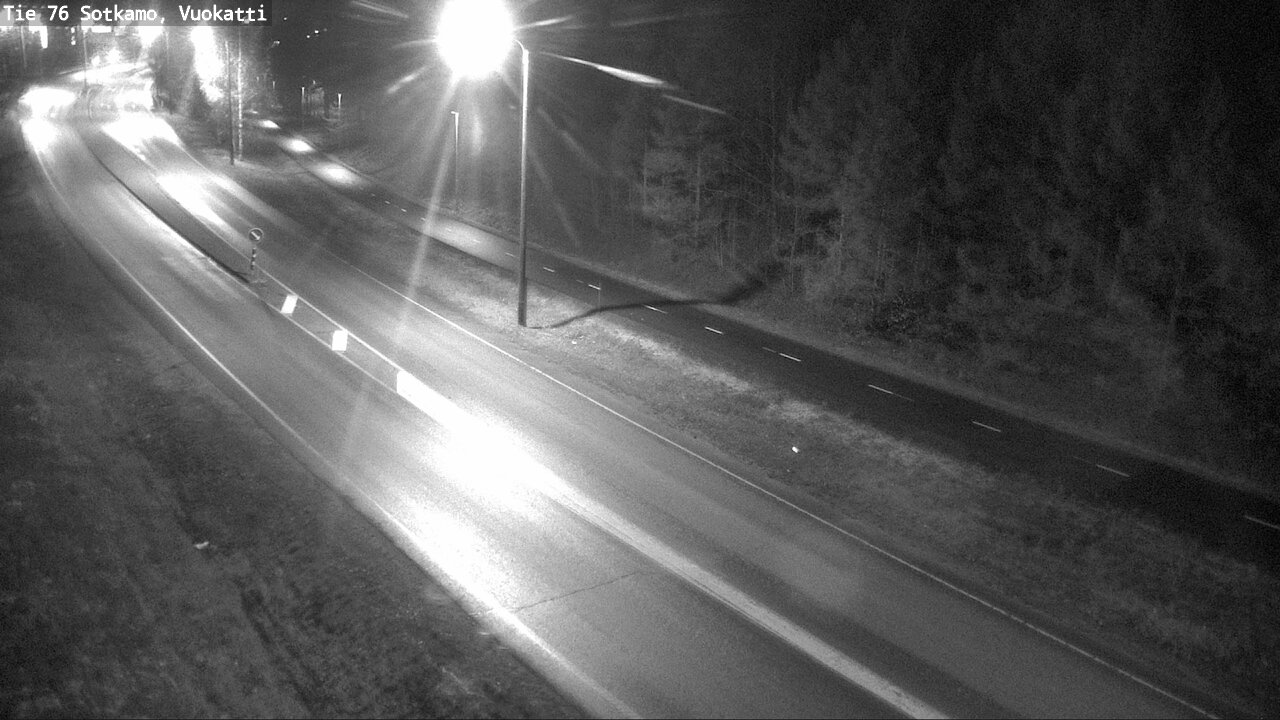 Weather Camera Image Väg 76 Sotkamo, Vuokatti, Sotkamo, Kainuu