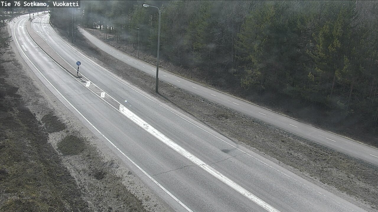 Weather Camera Image Road 76 Sotkamo, Vuokatti, Sotkamo, Kainuu