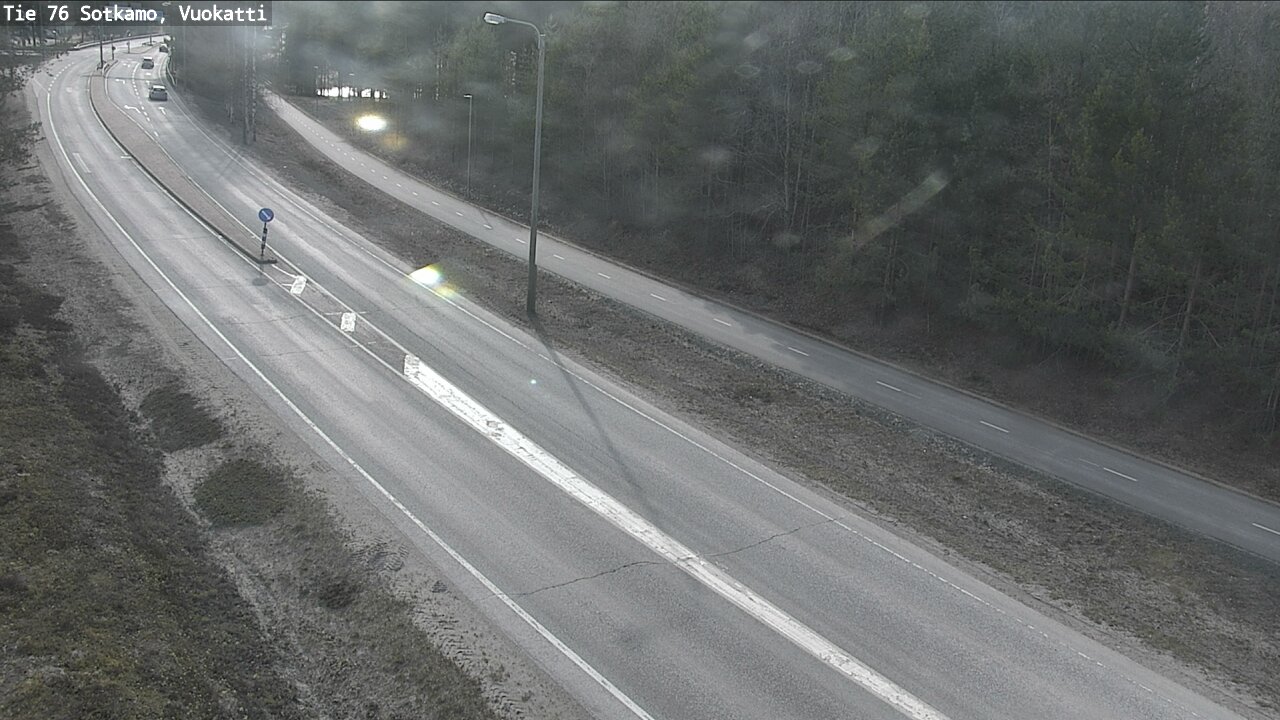 Weather Camera Image Road 76 Sotkamo, Vuokatti, Sotkamo, Kainuu