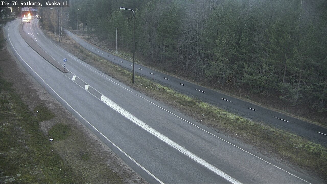 Weather Camera Image Väg 76 Sotkamo, Vuokatti, Sotkamo, Kainuu