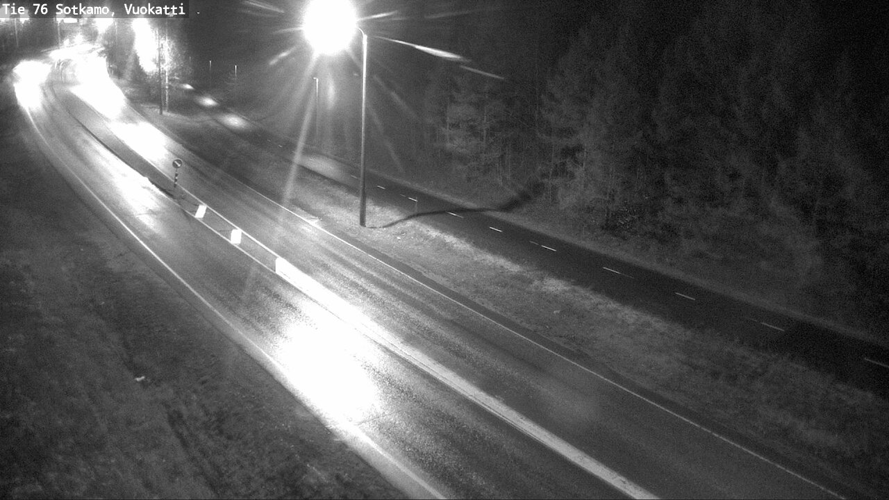 Weather Camera Image Road 76 Sotkamo, Vuokatti, Sotkamo, Kainuu