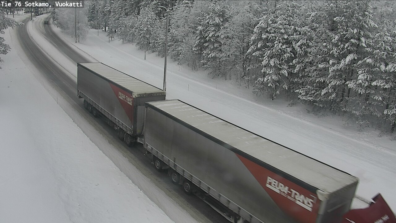 Weather Camera Image Road 76 Sotkamo, Vuokatti, Sotkamo, Kainuu