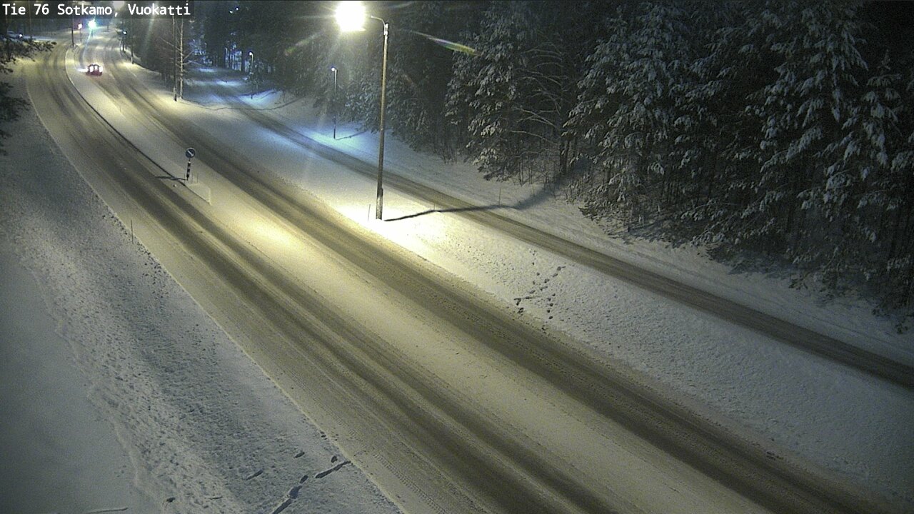 Weather Camera Image Väg 76 Sotkamo, Vuokatti, Sotkamo, Kainuu