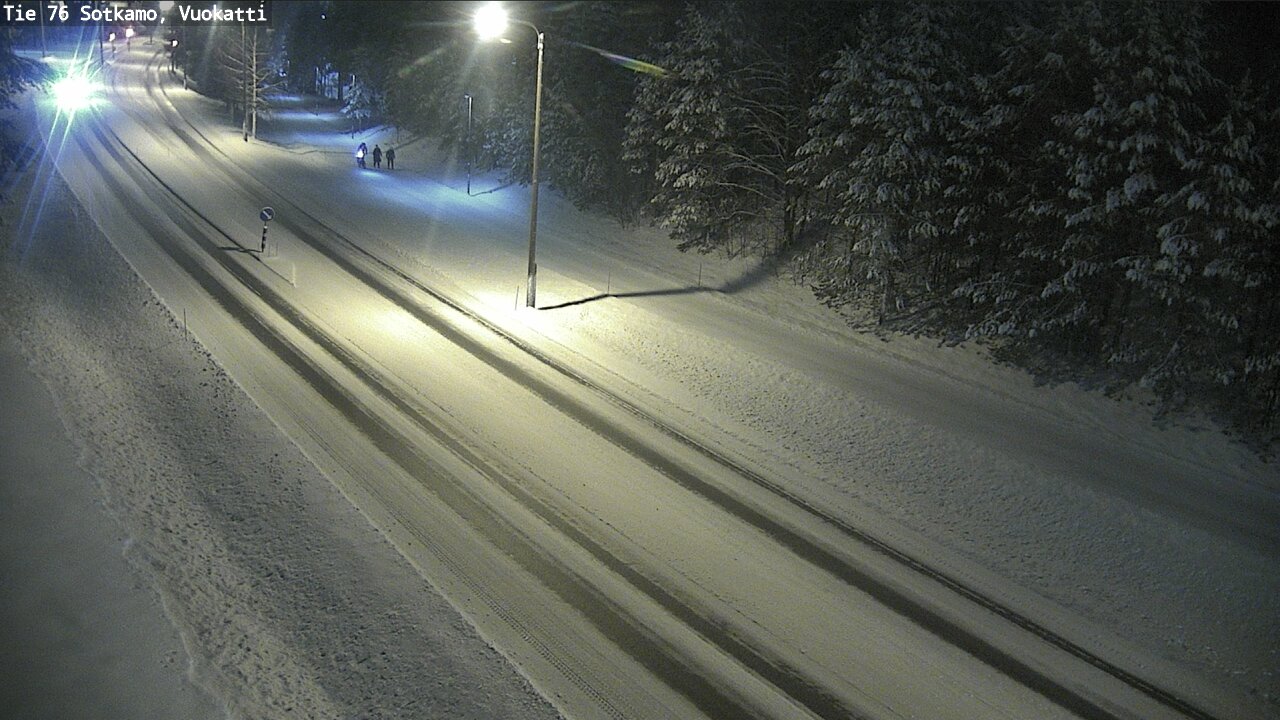 Weather Camera Image Väg 76 Sotkamo, Vuokatti, Sotkamo, Kainuu