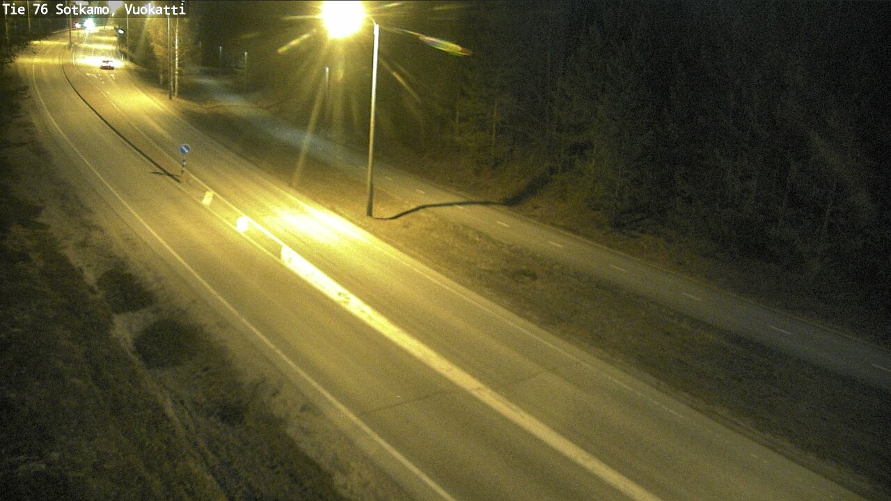Weather Camera Image Road 76 Sotkamo, Vuokatti, Sotkamo, Kainuu
