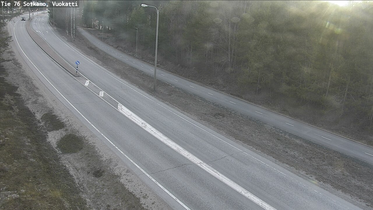 Weather Camera Image Road 76 Sotkamo, Vuokatti, Sotkamo, Kainuu