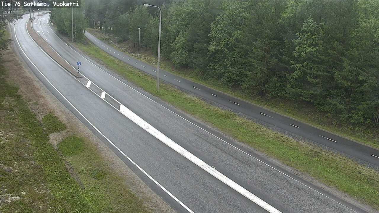 Weather Camera Image Road 76 Sotkamo, Vuokatti, Sotkamo, Kainuu
