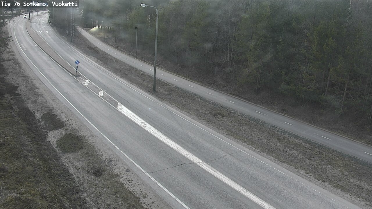 Weather Camera Image Road 76 Sotkamo, Vuokatti, Sotkamo, Kainuu