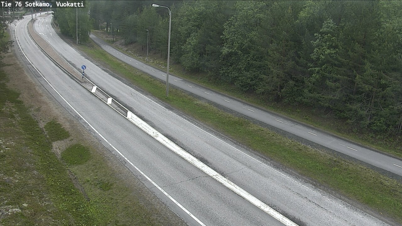 Weather Camera Image Väg 76 Sotkamo, Vuokatti, Sotkamo, Kainuu