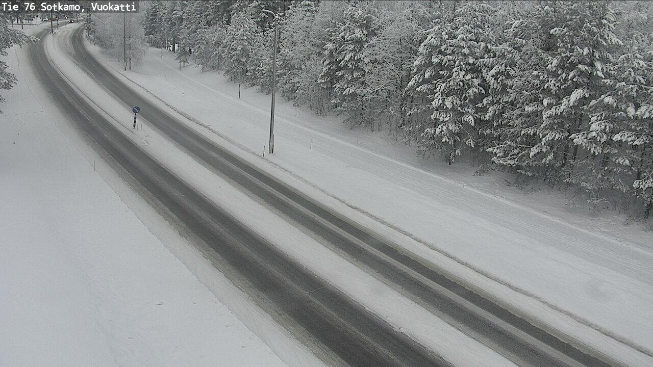 Weather Camera Image Road 76 Sotkamo, Vuokatti, Sotkamo, Kainuu