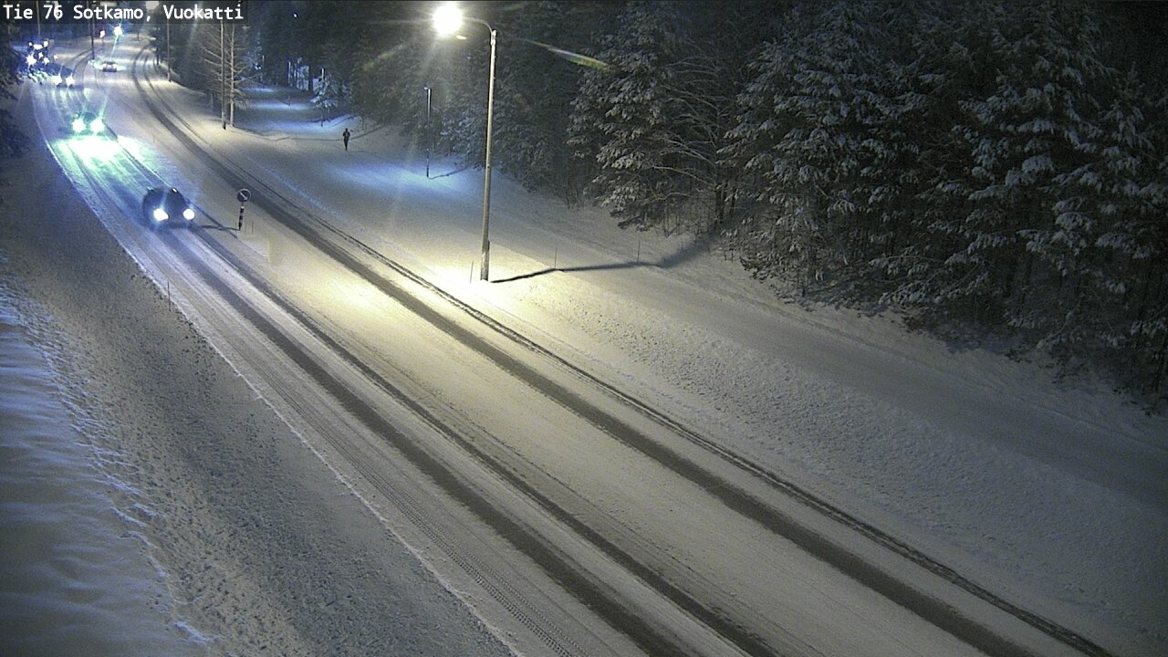 Weather Camera Image Väg 76 Sotkamo, Vuokatti, Sotkamo, Kainuu