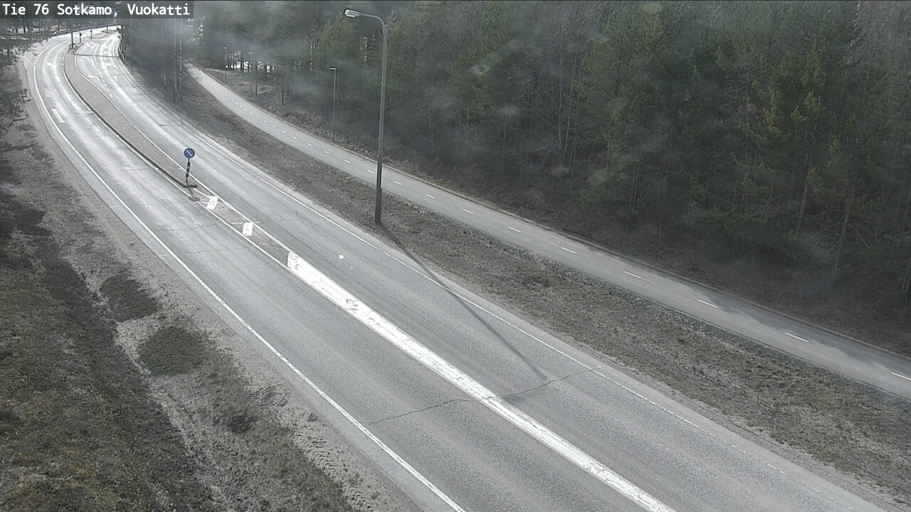 Weather Camera Image Road 76 Sotkamo, Vuokatti, Sotkamo, Kainuu