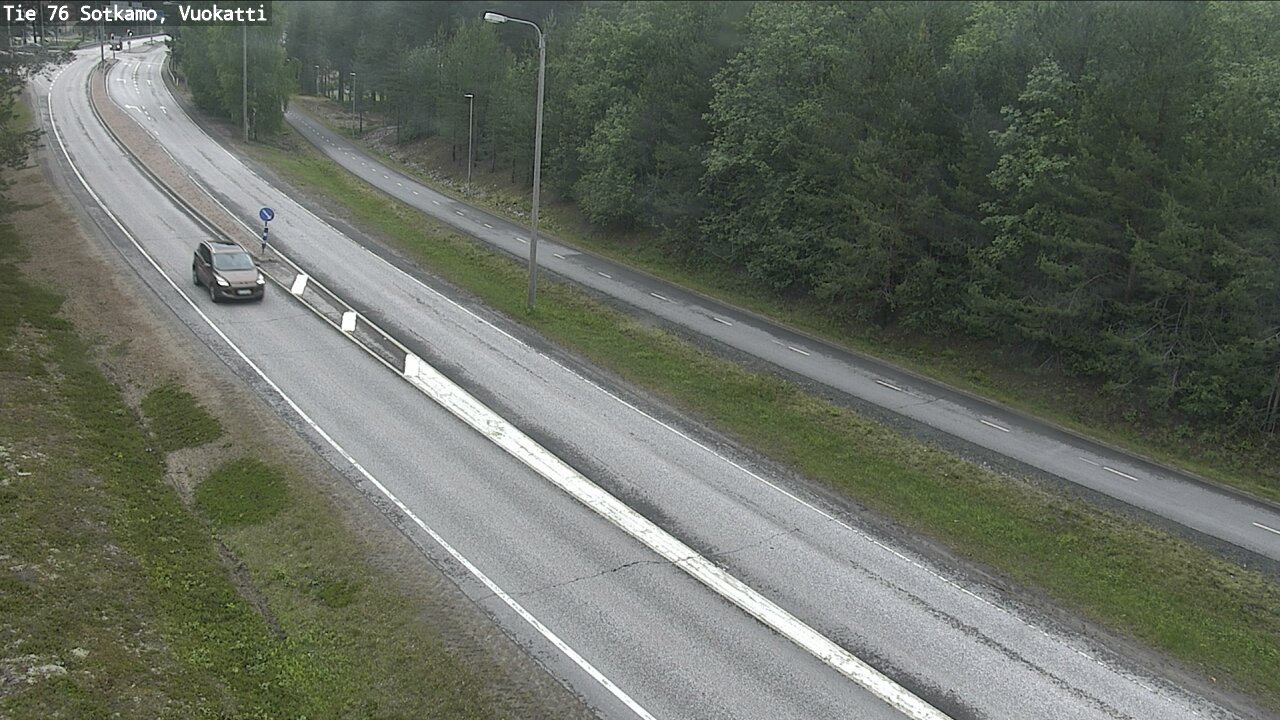 Weather Camera Image Road 76 Sotkamo, Vuokatti, Sotkamo, Kainuu