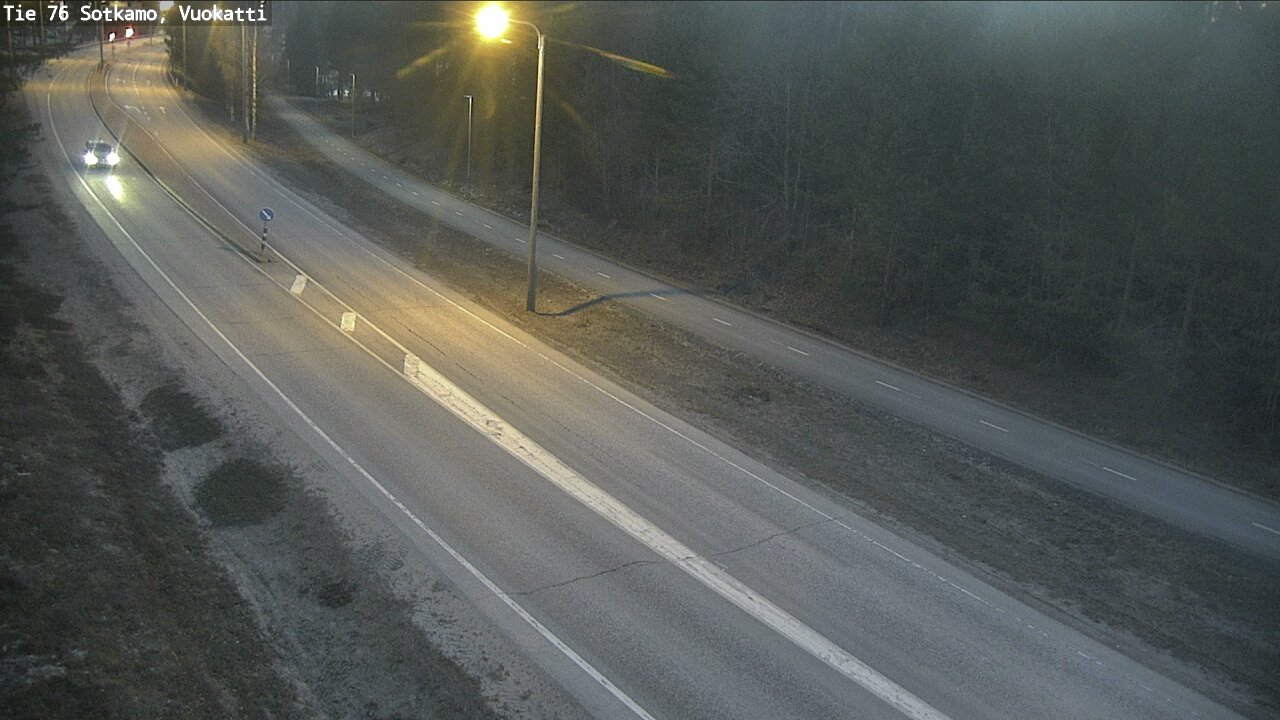 Weather Camera Image Road 76 Sotkamo, Vuokatti, Sotkamo, Kainuu