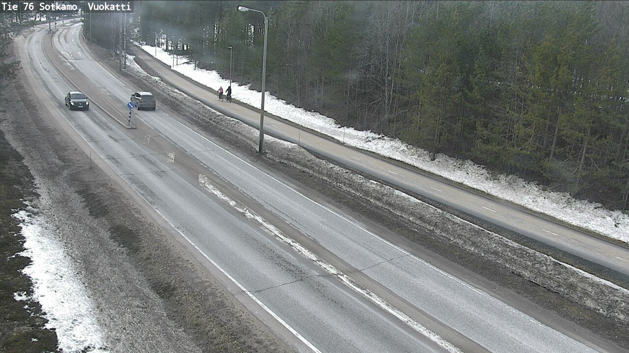 Weather Camera Image Väg 76 Sotkamo, Vuokatti, Sotkamo, Kainuu
