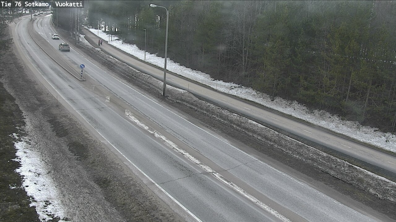 Weather Camera Image Väg 76 Sotkamo, Vuokatti, Sotkamo, Kainuu