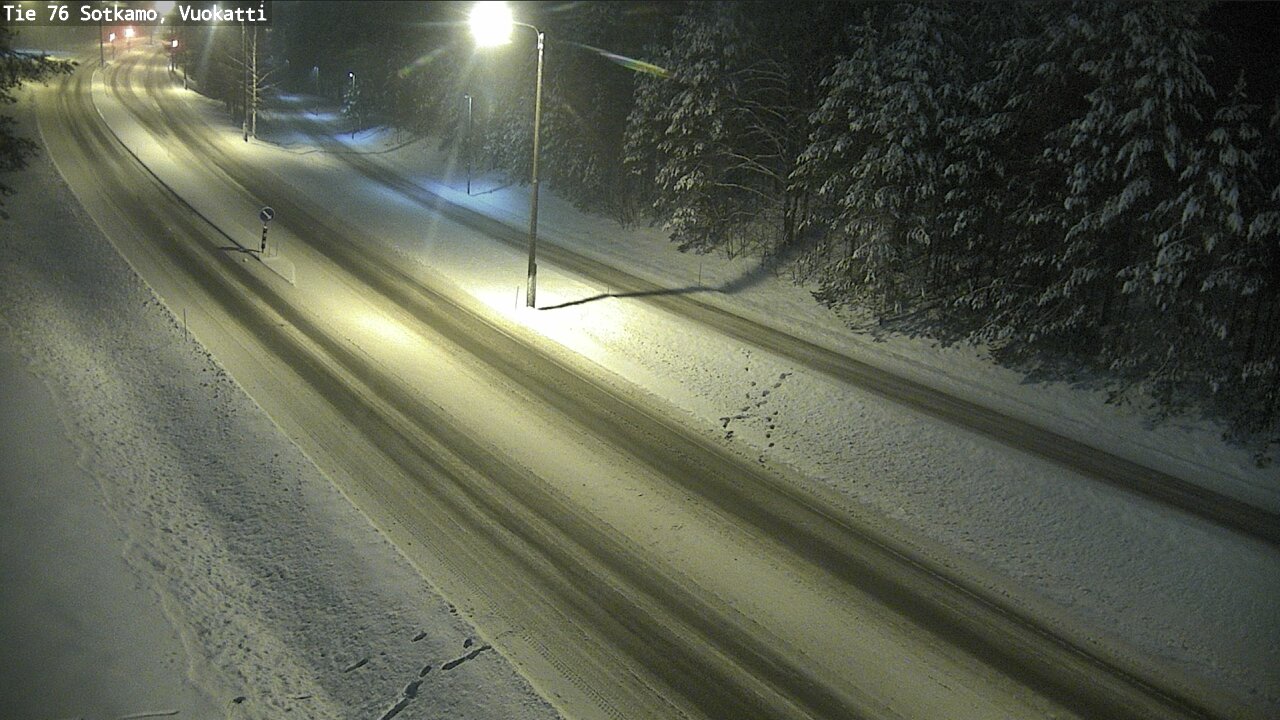 Weather Camera Image Väg 76 Sotkamo, Vuokatti, Sotkamo, Kainuu