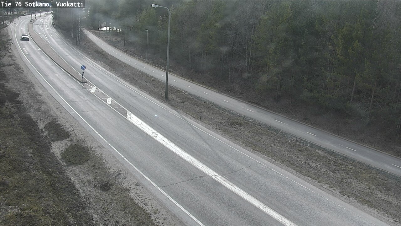 Weather Camera Image Road 76 Sotkamo, Vuokatti, Sotkamo, Kainuu