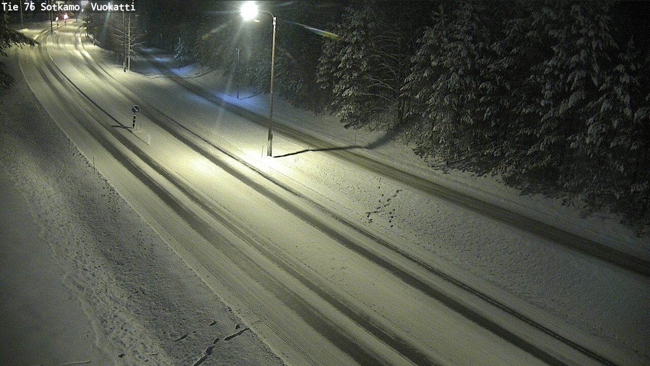 Weather Camera Image Väg 76 Sotkamo, Vuokatti, Sotkamo, Kainuu