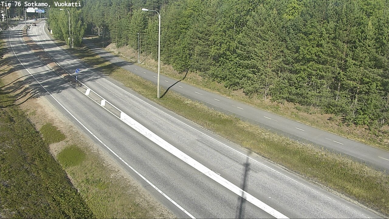 Weather Camera Image Väg 76 Sotkamo, Vuokatti, Sotkamo, Kainuu
