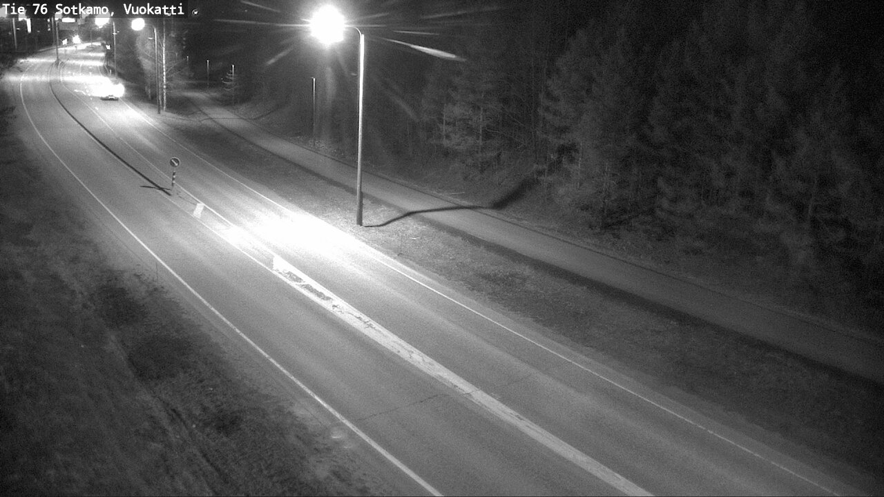 Weather Camera Image Väg 76 Sotkamo, Vuokatti, Sotkamo, Kainuu