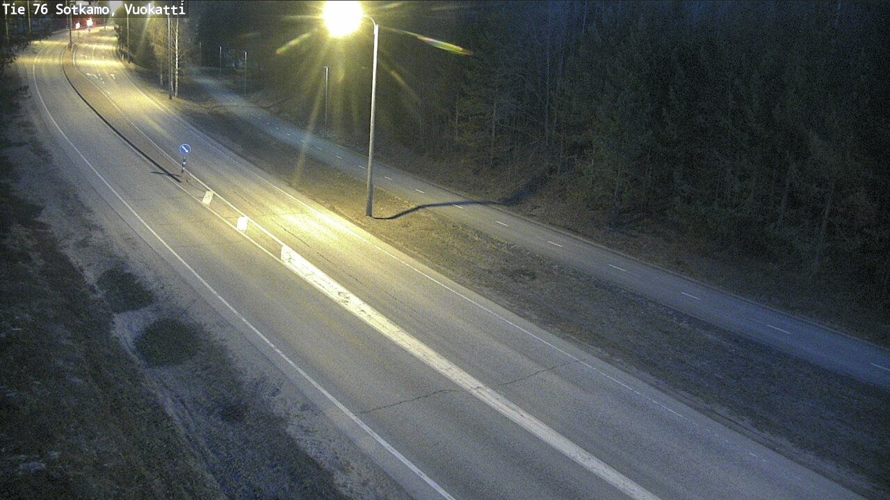 Weather Camera Image Road 76 Sotkamo, Vuokatti, Sotkamo, Kainuu