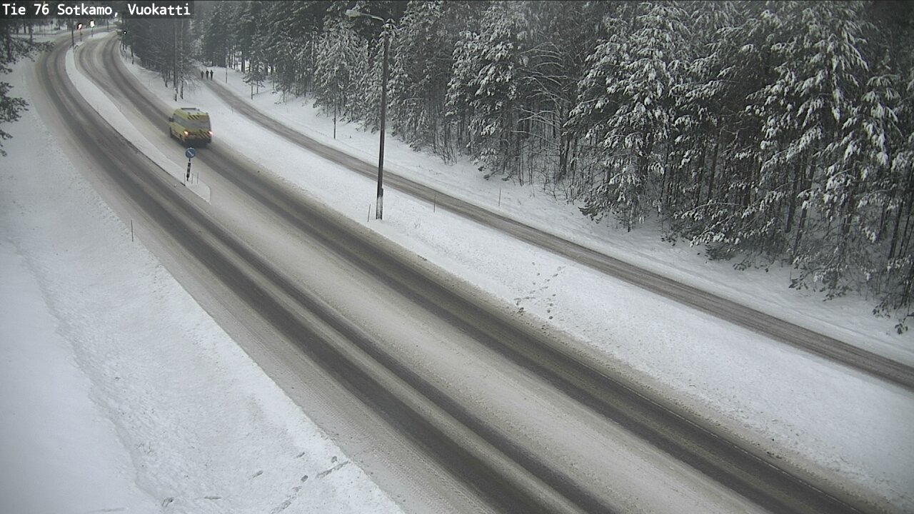 Weather Camera Image Väg 76 Sotkamo, Vuokatti, Sotkamo, Kainuu