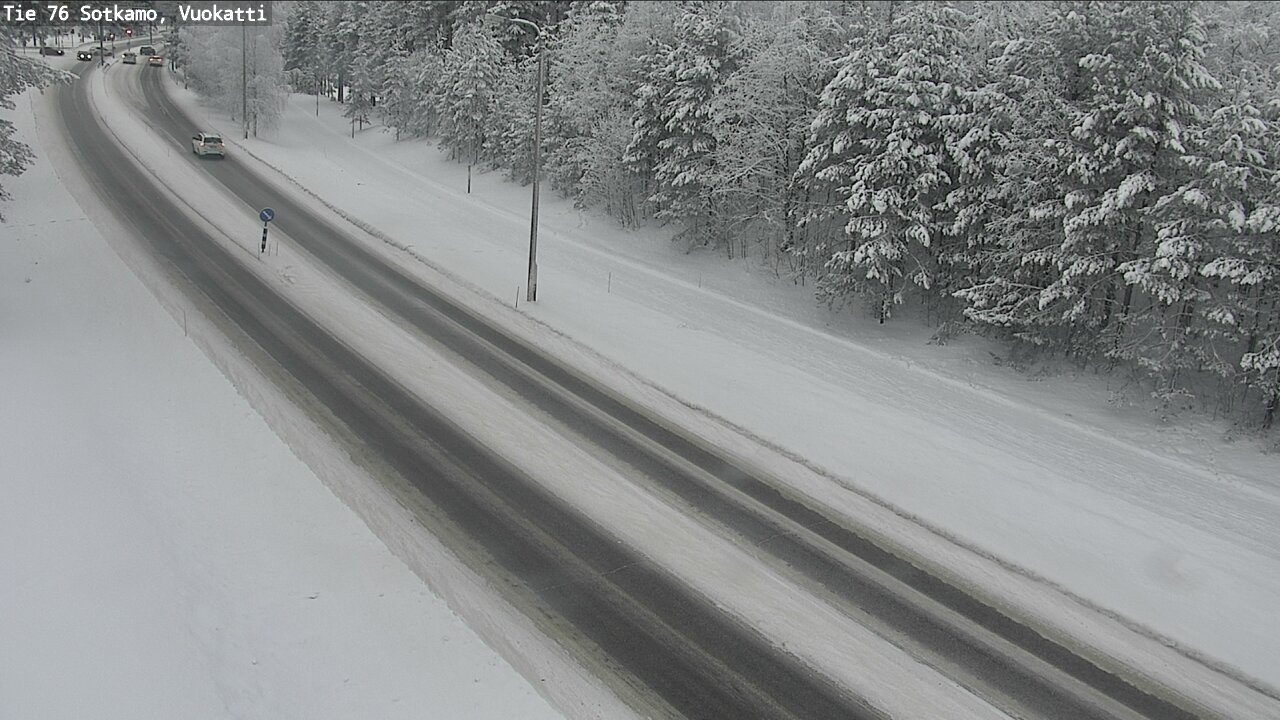 Weather Camera Image Road 76 Sotkamo, Vuokatti, Sotkamo, Kainuu