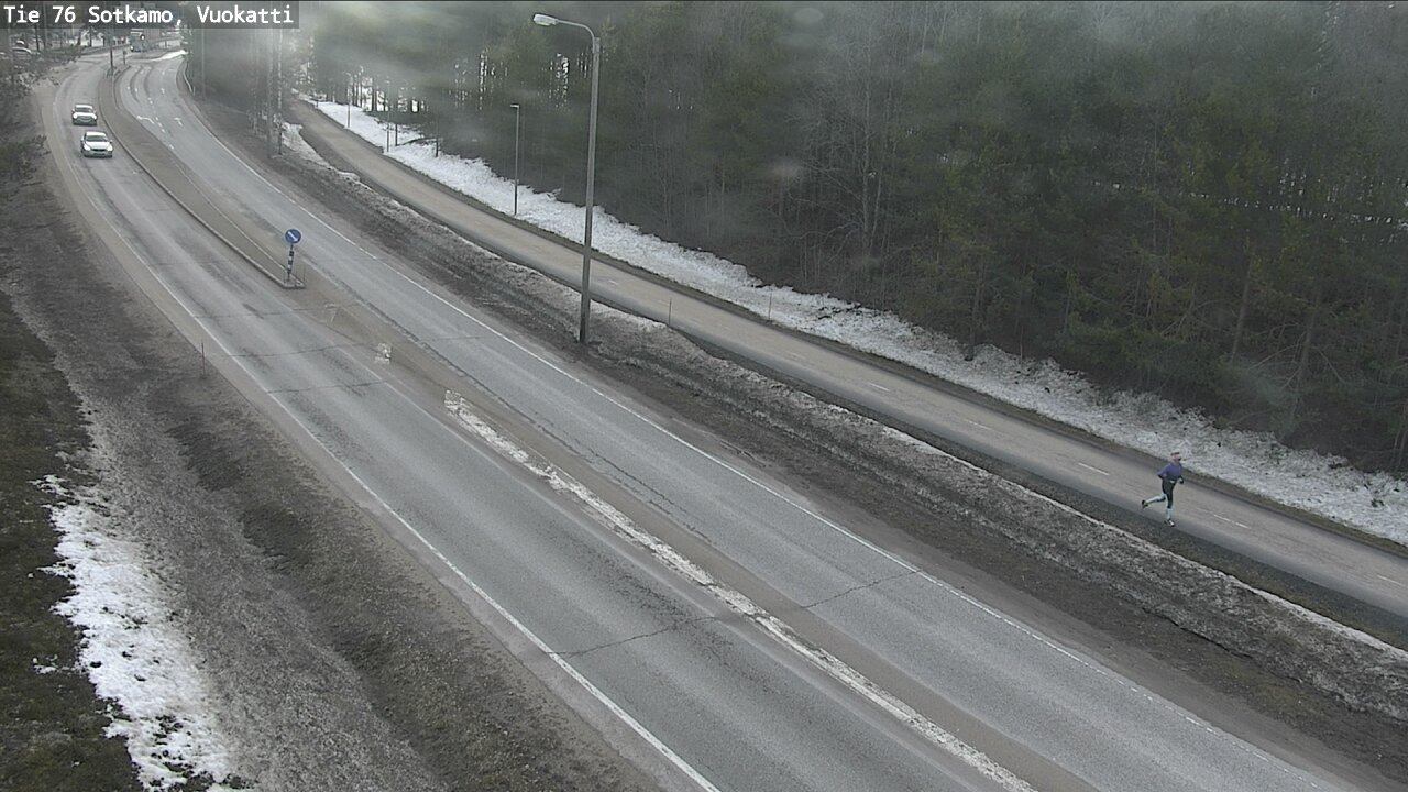 Weather Camera Image Väg 76 Sotkamo, Vuokatti, Sotkamo, Kainuu