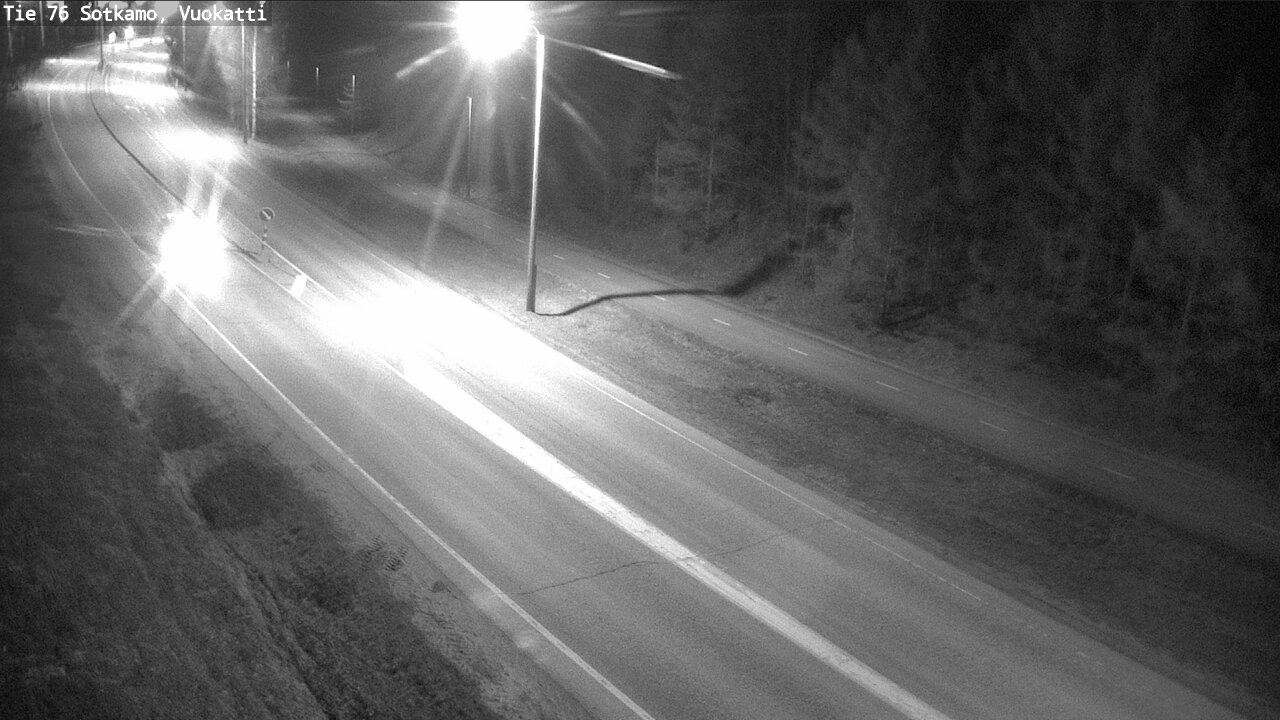 Weather Camera Image Road 76 Sotkamo, Vuokatti, Sotkamo, Kainuu