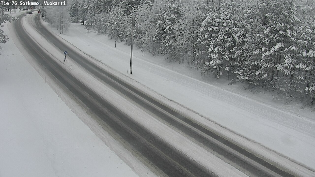Weather Camera Image Road 76 Sotkamo, Vuokatti, Sotkamo, Kainuu