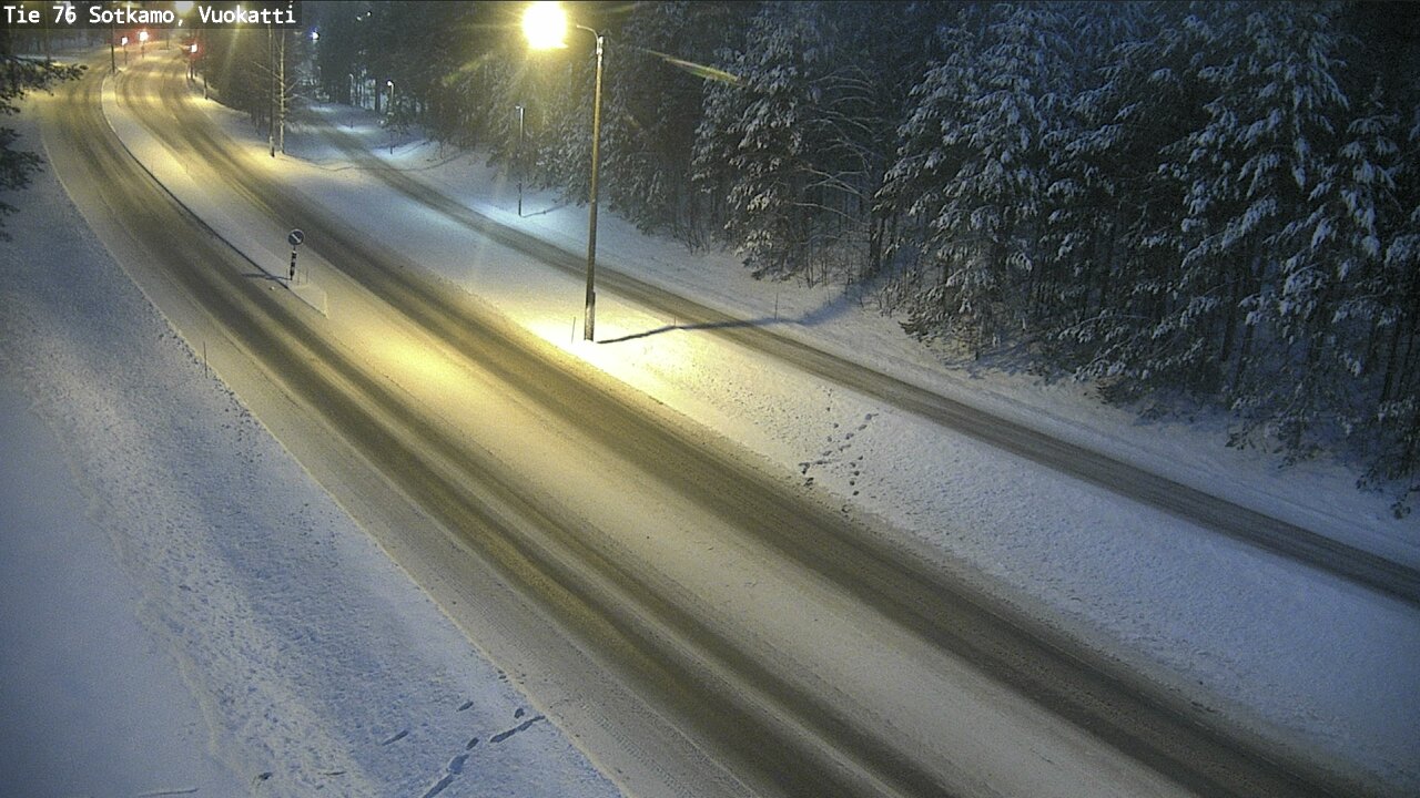 Weather Camera Image Väg 76 Sotkamo, Vuokatti, Sotkamo, Kainuu