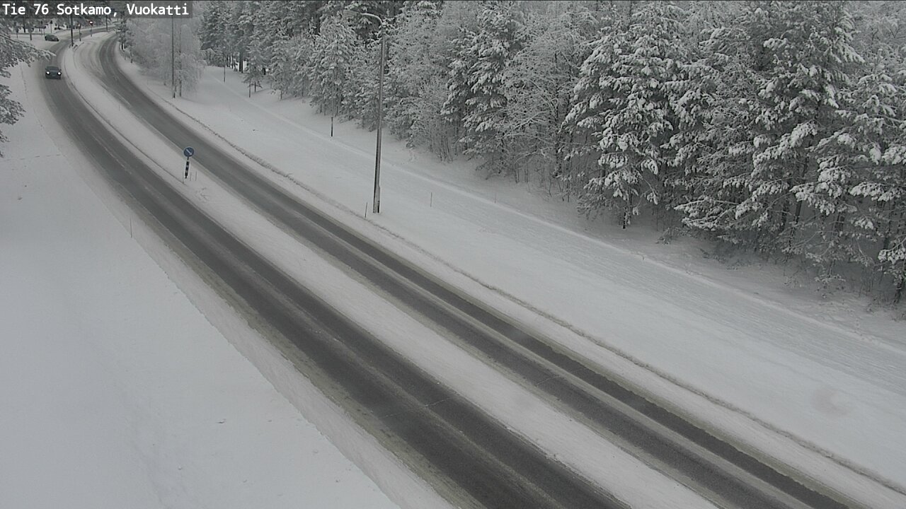 Weather Camera Image Road 76 Sotkamo, Vuokatti, Sotkamo, Kainuu