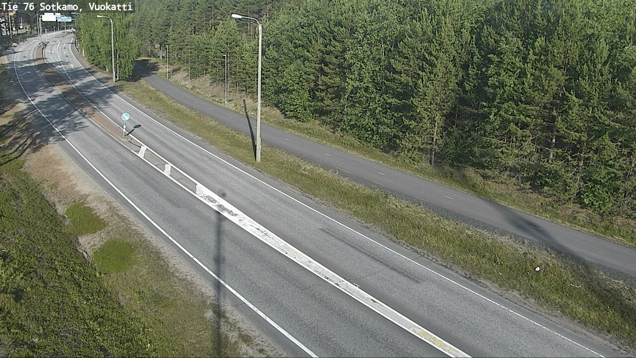 Weather Camera Image Road 76 Sotkamo, Vuokatti, Sotkamo, Kainuu