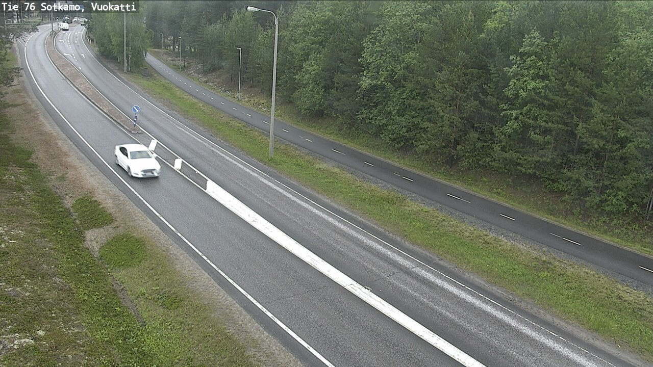 Weather Camera Image Road 76 Sotkamo, Vuokatti, Sotkamo, Kainuu