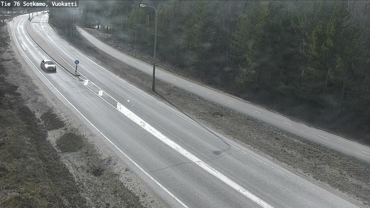 Weather Camera Image Road 76 Sotkamo, Vuokatti, Sotkamo, Kainuu