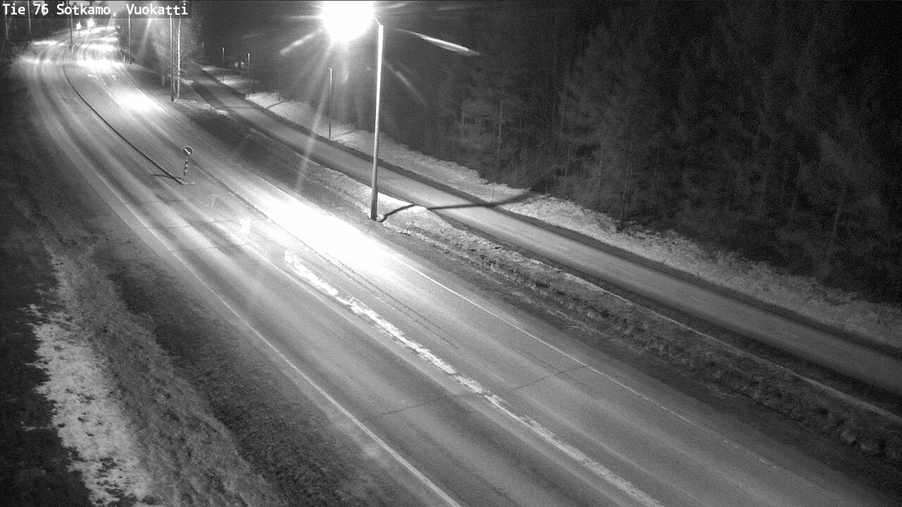 Weather Camera Image Väg 76 Sotkamo, Vuokatti, Sotkamo, Kainuu