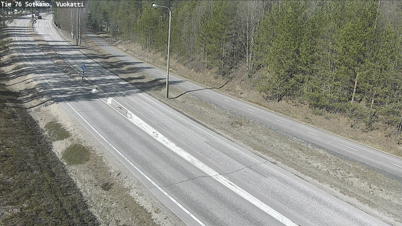 Weather Camera Image Road 76 Sotkamo, Vuokatti, Sotkamo, Kainuu