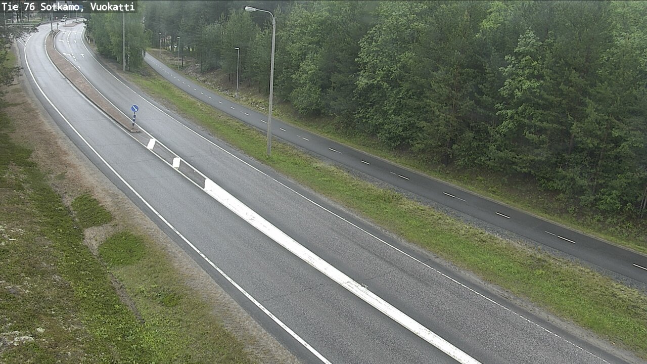 Weather Camera Image Road 76 Sotkamo, Vuokatti, Sotkamo, Kainuu