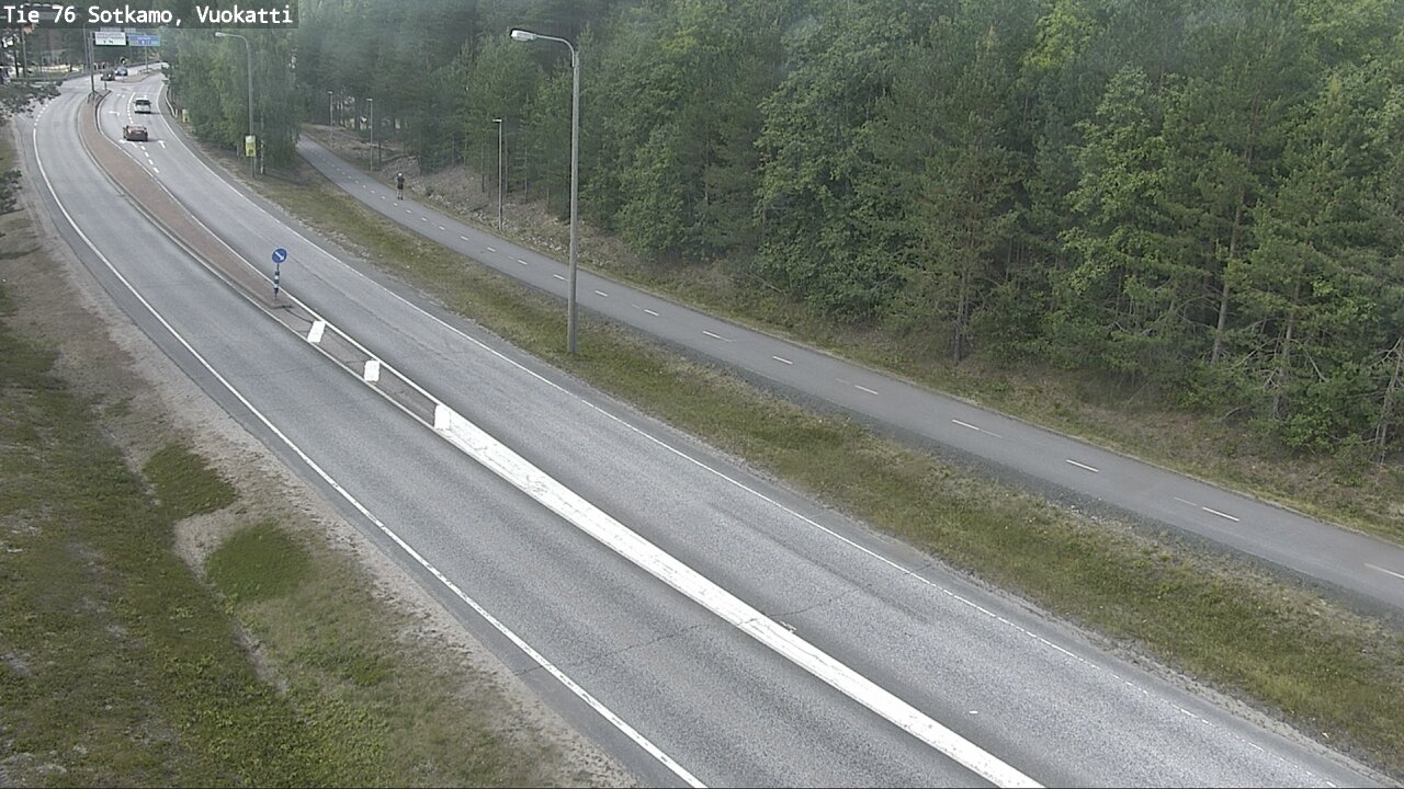 Weather Camera Image Väg 76 Sotkamo, Vuokatti, Sotkamo, Kainuu