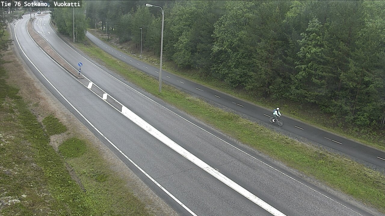 Weather Camera Image Road 76 Sotkamo, Vuokatti, Sotkamo, Kainuu
