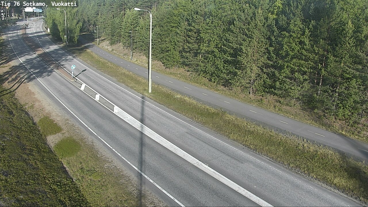 Weather Camera Image Road 76 Sotkamo, Vuokatti, Sotkamo, Kainuu