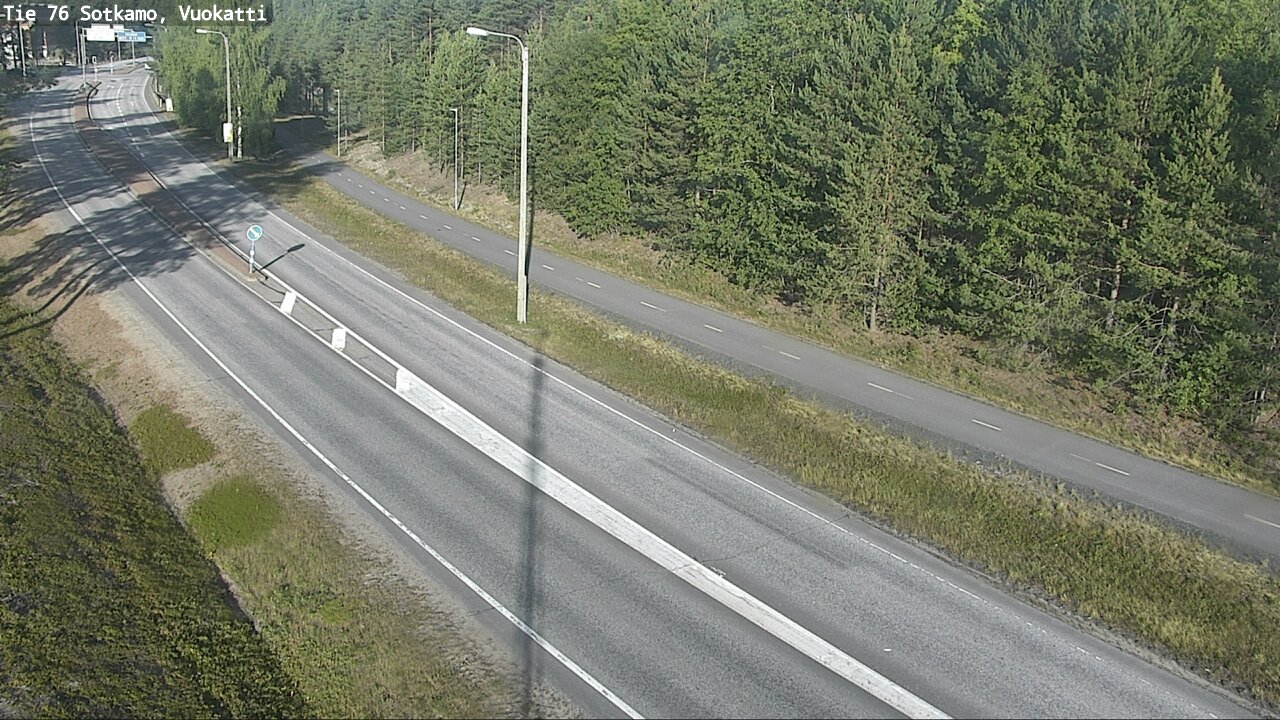Weather Camera Image Road 76 Sotkamo, Vuokatti, Sotkamo, Kainuu