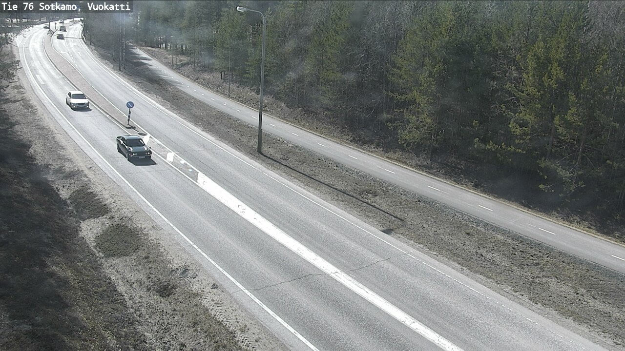 Weather Camera Image Road 76 Sotkamo, Vuokatti, Sotkamo, Kainuu